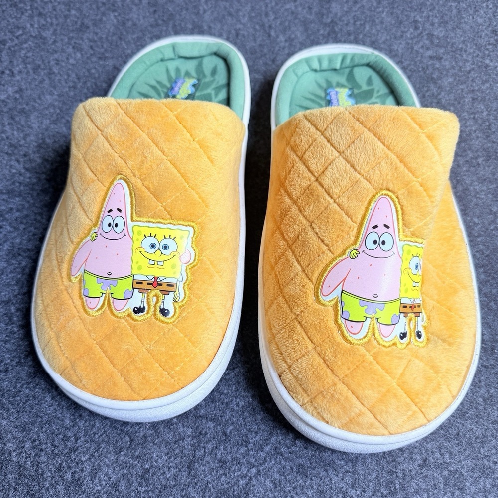 SpongeBob SquarePants Patrick Star Plush Slippers Adult M 9-10 Nickelodeon